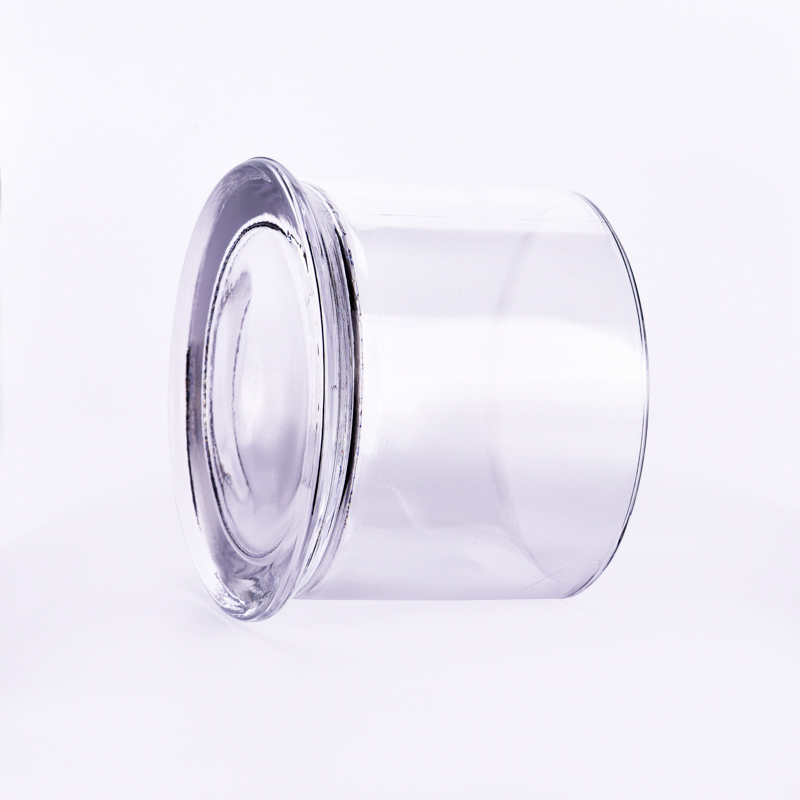 Supplier 500ml transparent large-capacity glass candle jars for wedding decorations Supplier 500ml transparent large-capacity glass candle jars for wedding decorations
