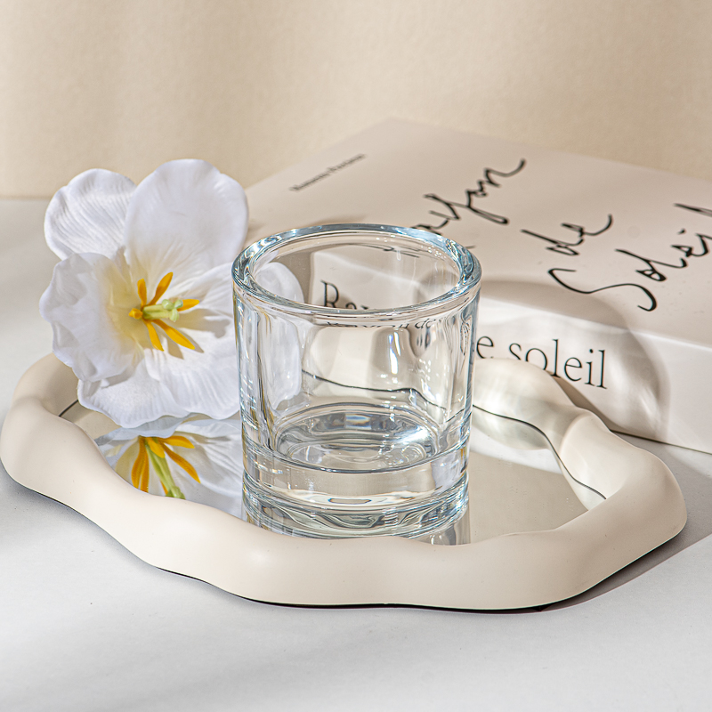 Thick Wall Glass Candle Holders Custom 8oz Glass Candle Holder Wholesale