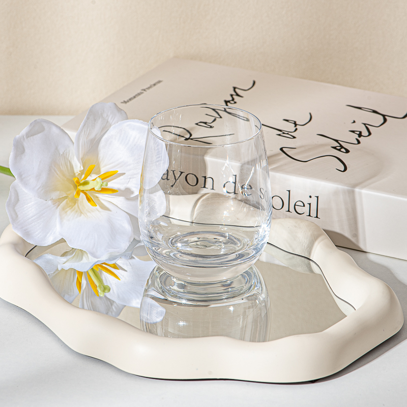 350ml Transparent Glass Cup for Home Decor