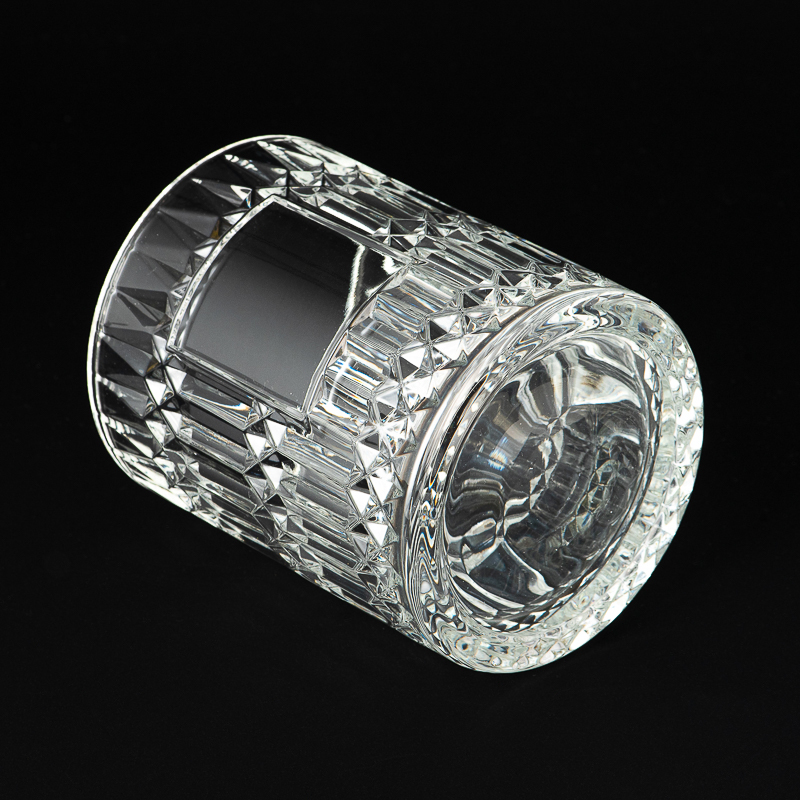 diamond glass candle holder diamond glass candle holder