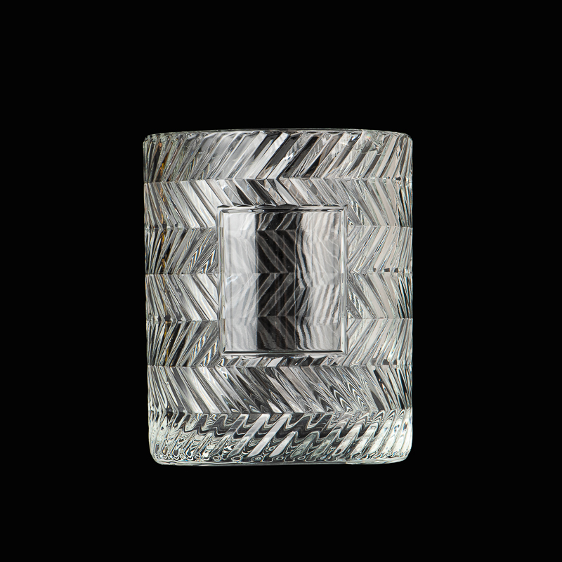 embossed pattern glass candle ja embossed pattern glass candle ja