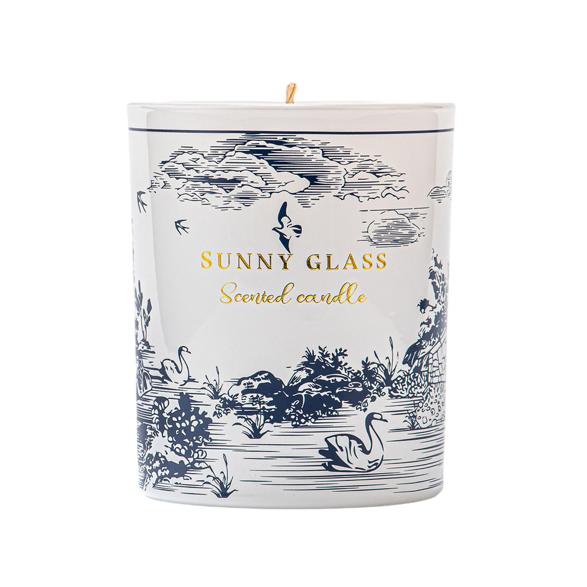Custom decal paper ceramic candle jar for bulk wedding decorations Custom decal paper ceramic candle jar for bulk wedding decorations