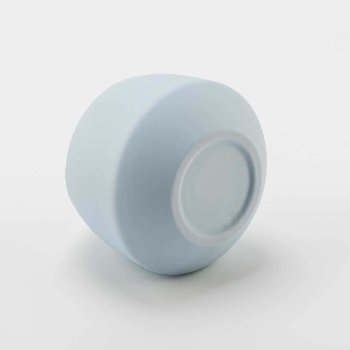 Egg shape ceramic candle jar home decor