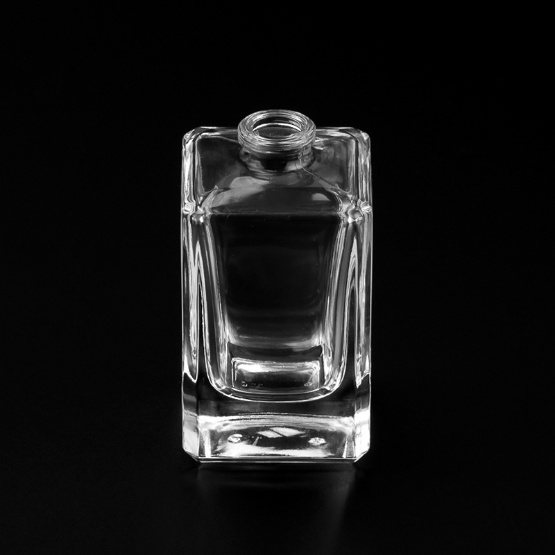 Luksusowy 35 ml pusta kwadratowa szklana butelka perfum