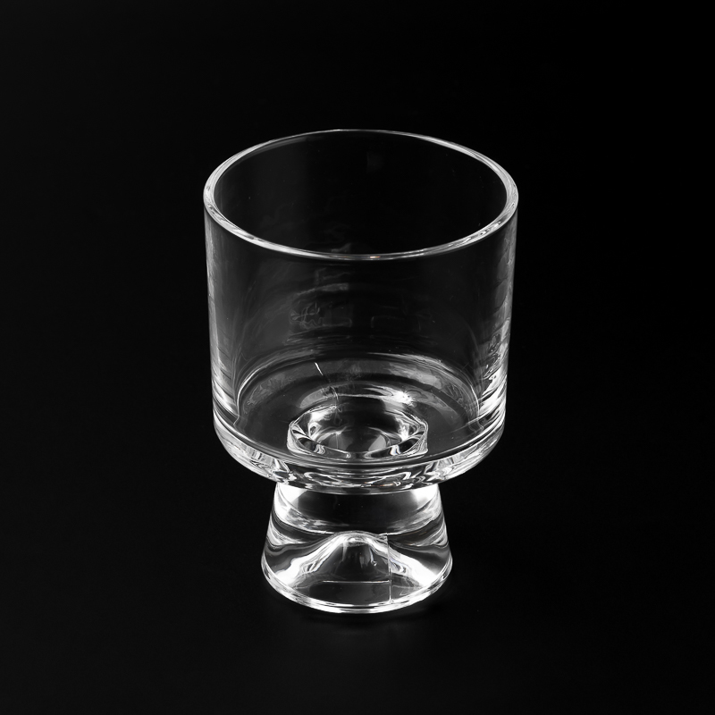 Moderner Stil Custom Color 243ml Glasgefäß Kerzenglas Großhandel