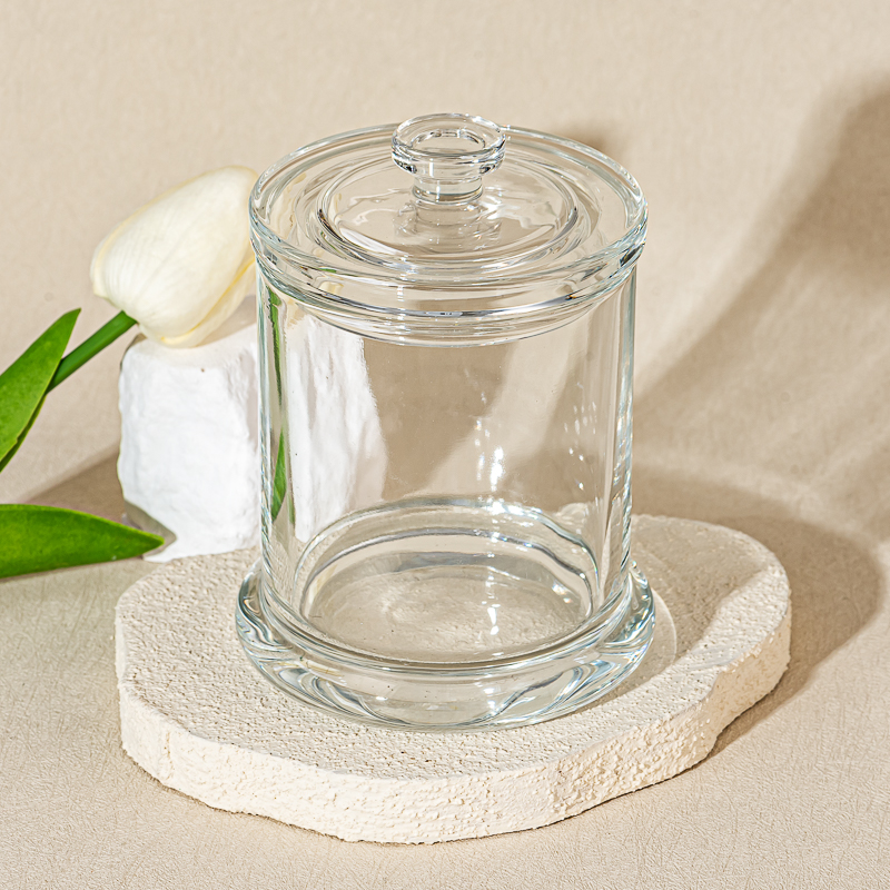 Popular Classic Glass Candle Jar with Lids Wholesale Popular Classic Glass Candle Jar with Lids Wholesale