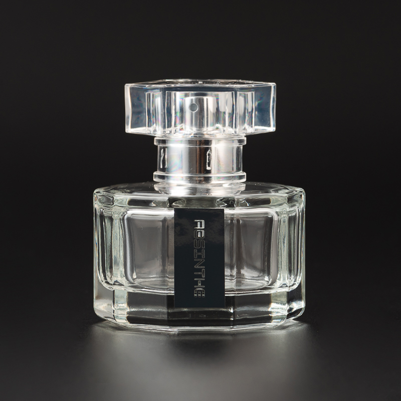 Luxury 30ml Square Glass Perfume Bottles Custom Color Logo Glass Perfume Bottles - COPY - k98m88