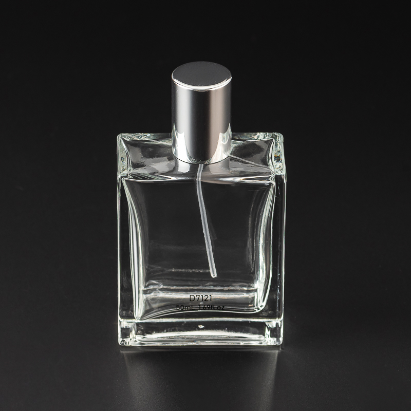 家居装饰清除50毫升方形玻璃喷雾剂香水瓶