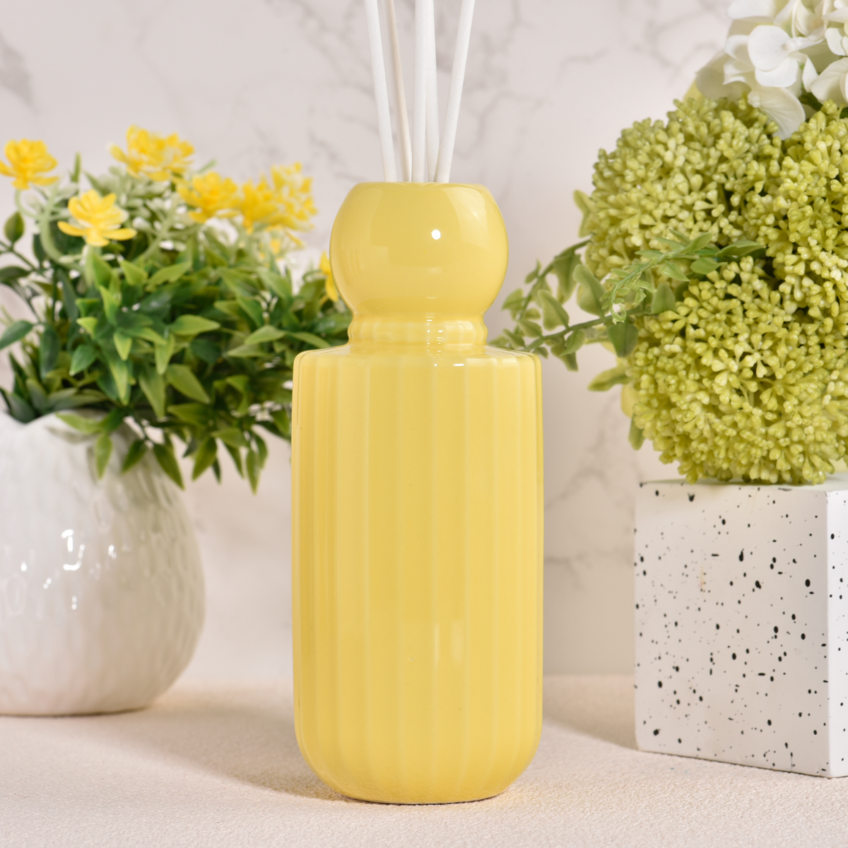 Cylinder Ceramic Reed diffuser bottles home decor - COPY - w8j518