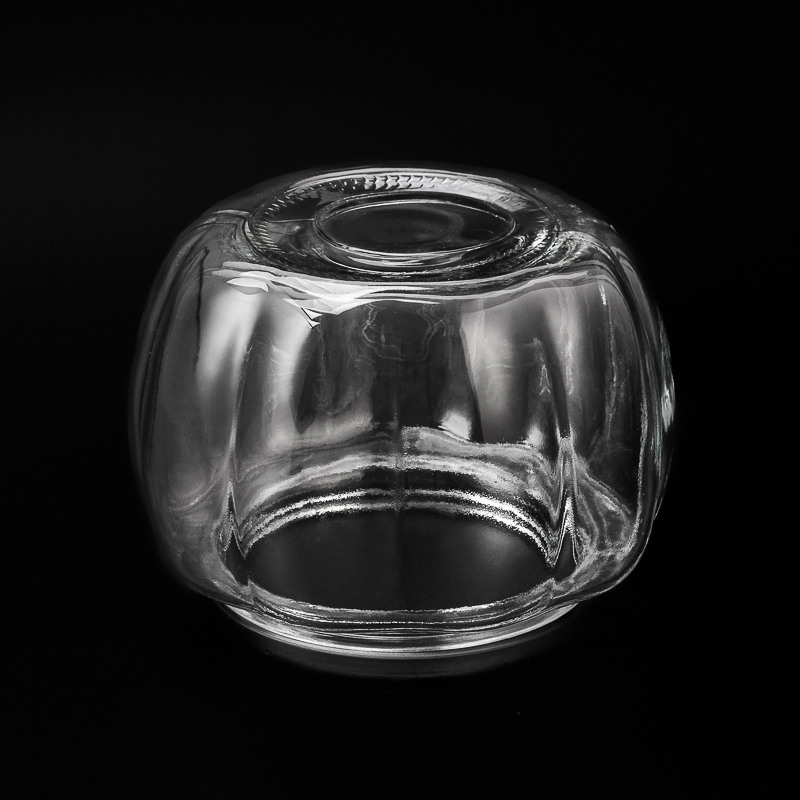 large size pumpkin glass container with lid large size pumpkin glass container with lid