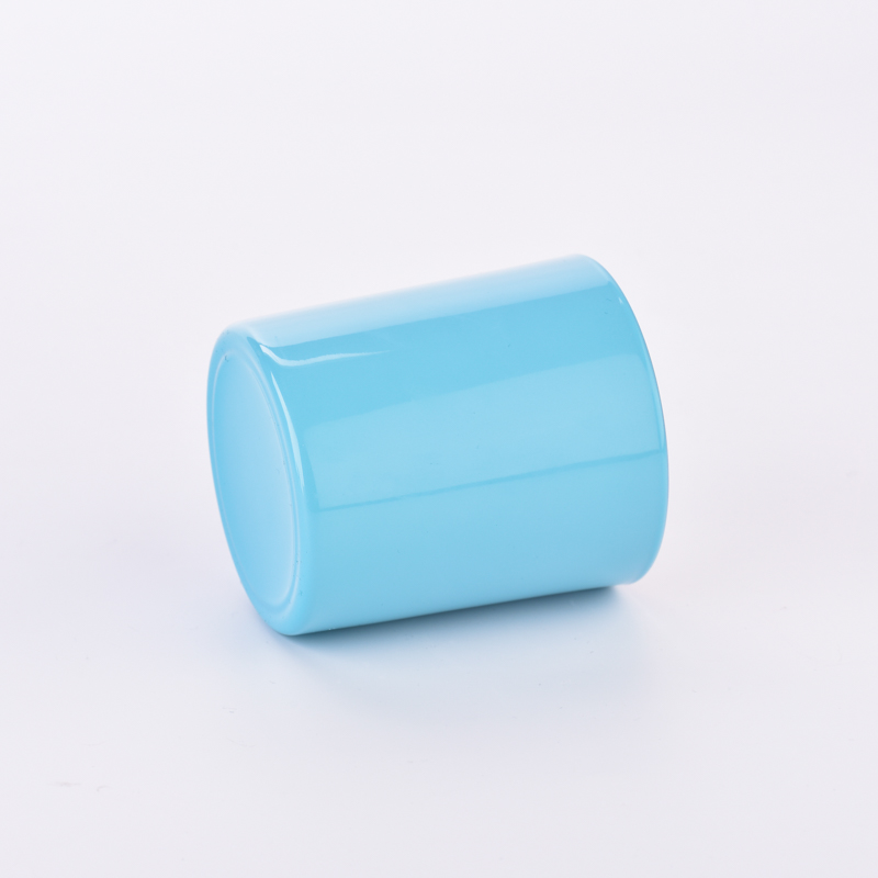 8oz blue color glass candle jar 8oz blue color glass candle jar
