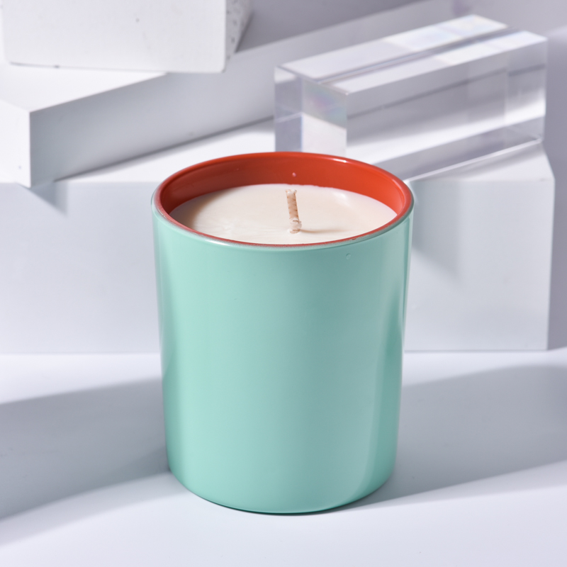 candy color 10oz glass candle jar candy color 10oz glass candle jar