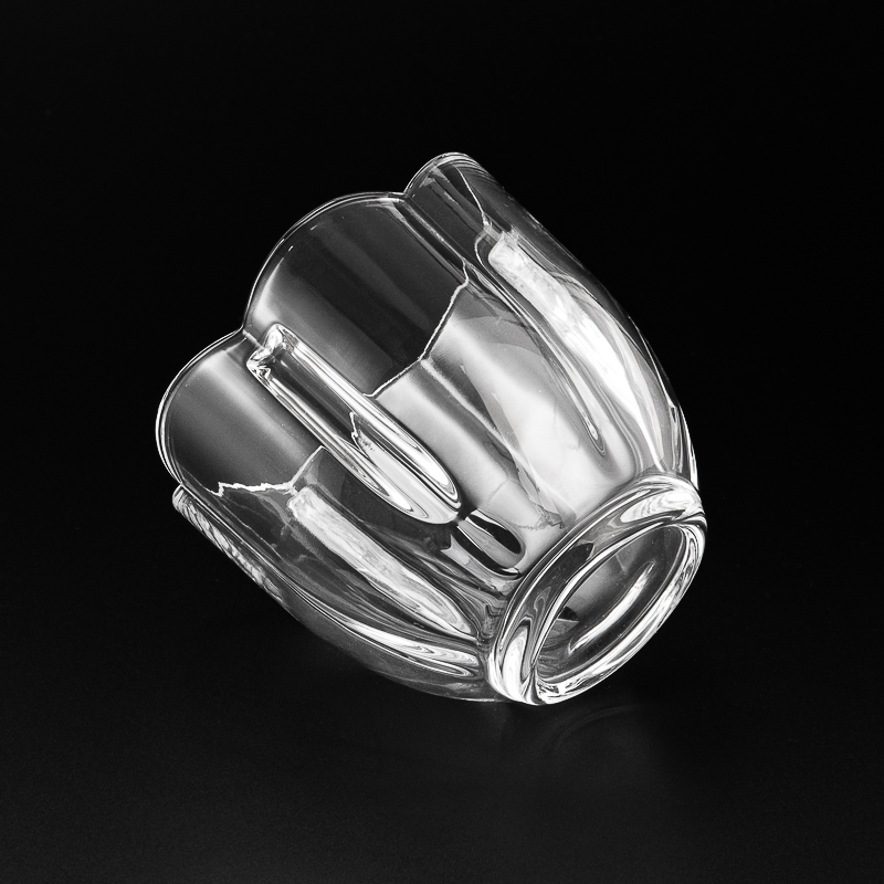 New Unique Style Customize Color Glass Vessel 6oz Empty Candle Holder with Lid New Unique Style Customize Color Glass Vessel 6oz Empty Candle Holder with Lid