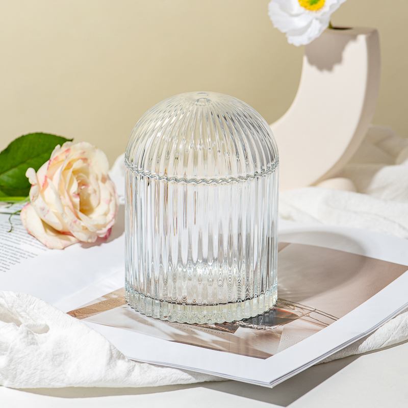 14oz glass candle jar with dome lid 14oz glass candle jar with dome lid
