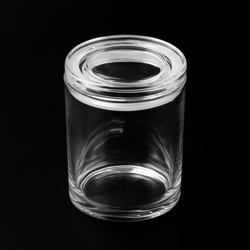 7oz glass candle jar with glass lid 7oz glass candle jar with glass lid