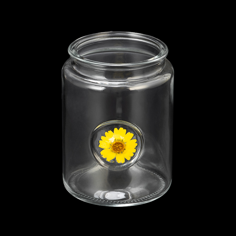 Creative Design Glass Vessel 23oz Empty Candle Jar for Candle Making Creative Design Glass Vessel 23oz Empty Candle Jar for Candle Making