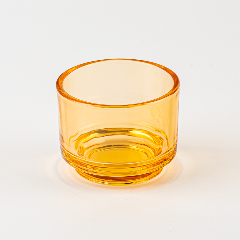 Home Decor Maliit na laki ng baso ng kandila ng kandila