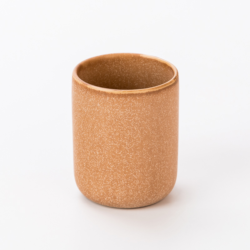 Bán buôn bình đựng nến gốm sứ đất sét Matte Candle