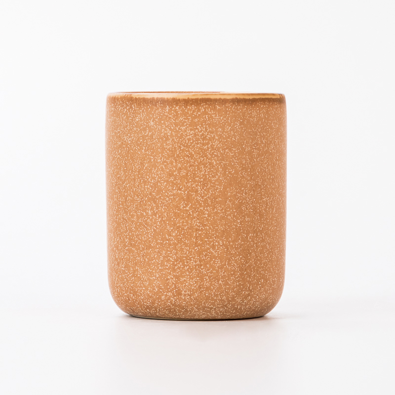Bán buôn bình đựng nến gốm sứ đất sét Matte Candle