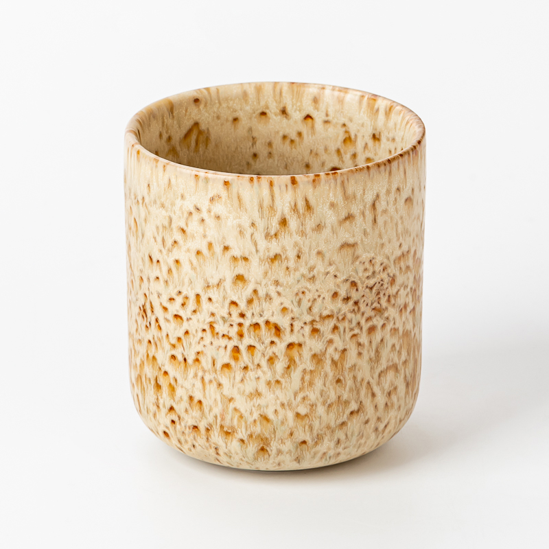 Pot de bougie en céramique de décoration antique de luxe