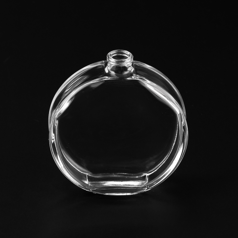 Vlastná 50 ml priehľadná fľaša na aromaterapiu Flat Flame Flame Flat veľkoobchodný predaj