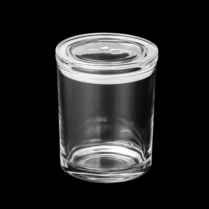 Hot sales 10oz glass candle jar with glass lid - COPY - s6pjw8