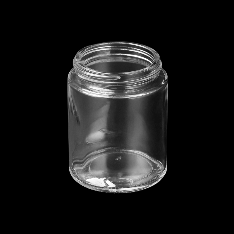 2 unssia lasisäiliö Lasi Tin Mason Jar kierrettävällä kannella