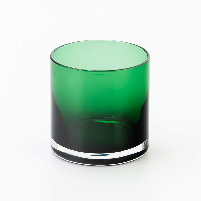 luksus grøn farve 14oz stearinlysglas