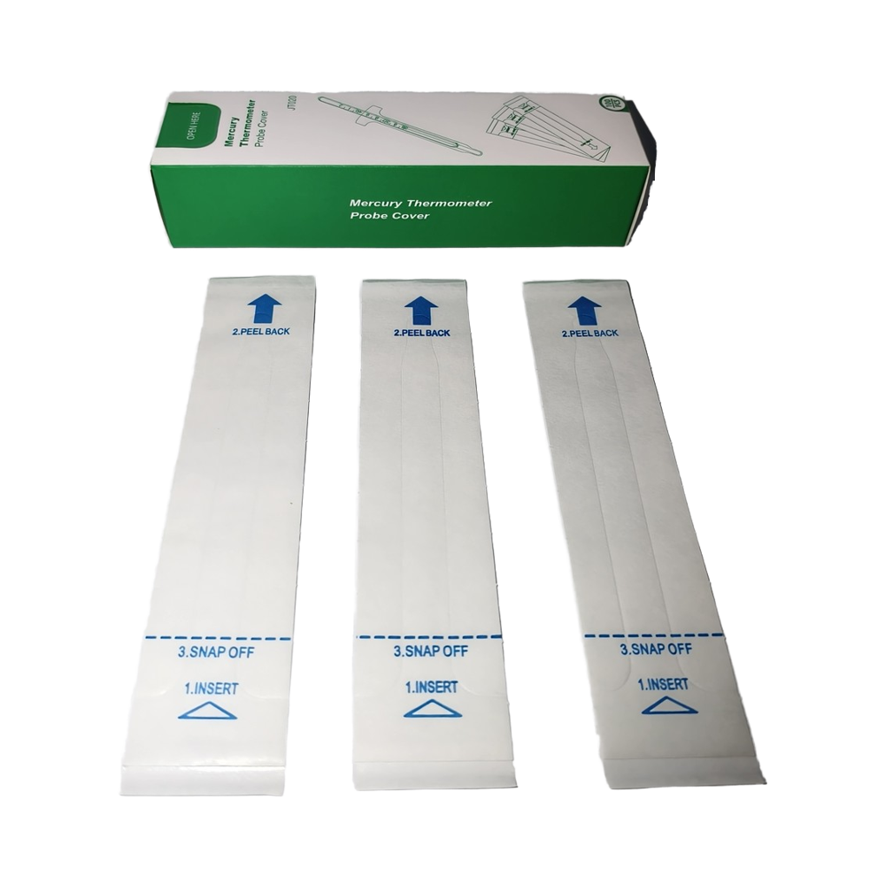 Tampa descartável da sonda do termômetro clínico para uso em cães, fácil operação, produto para animais de estimação, termômetro de mercúrio