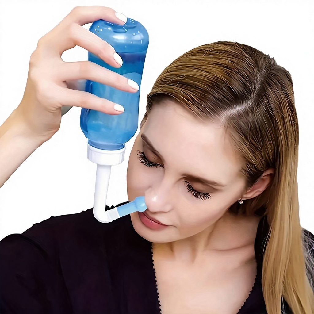 Bouteille portative de Sinus de Pot de Neti d'irrigation nasale avec le dispositif médical d'irrigateur Nasal de matériel de PP pour des adultes et des enfants