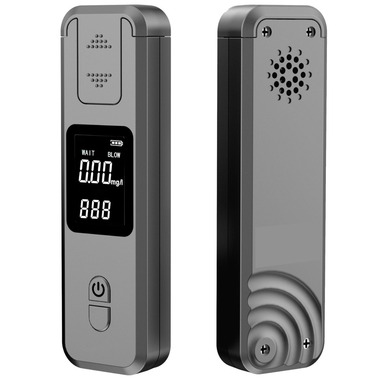 Tester portatile per etilometro per auto con aria soffiata ad alta precisione, rilevatore digitale di concentrazione di alcol per la sicurezza del conducente dell'auto