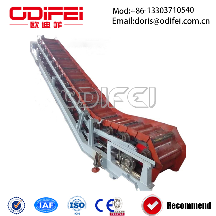 Alimentatore a grembiule trasportatore di piastre