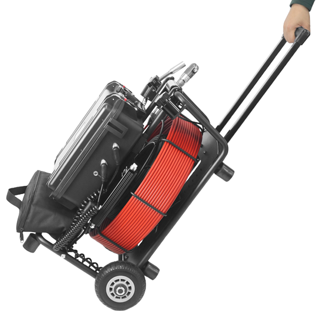 HD and Double Wheels Pipe Inspection Camera System