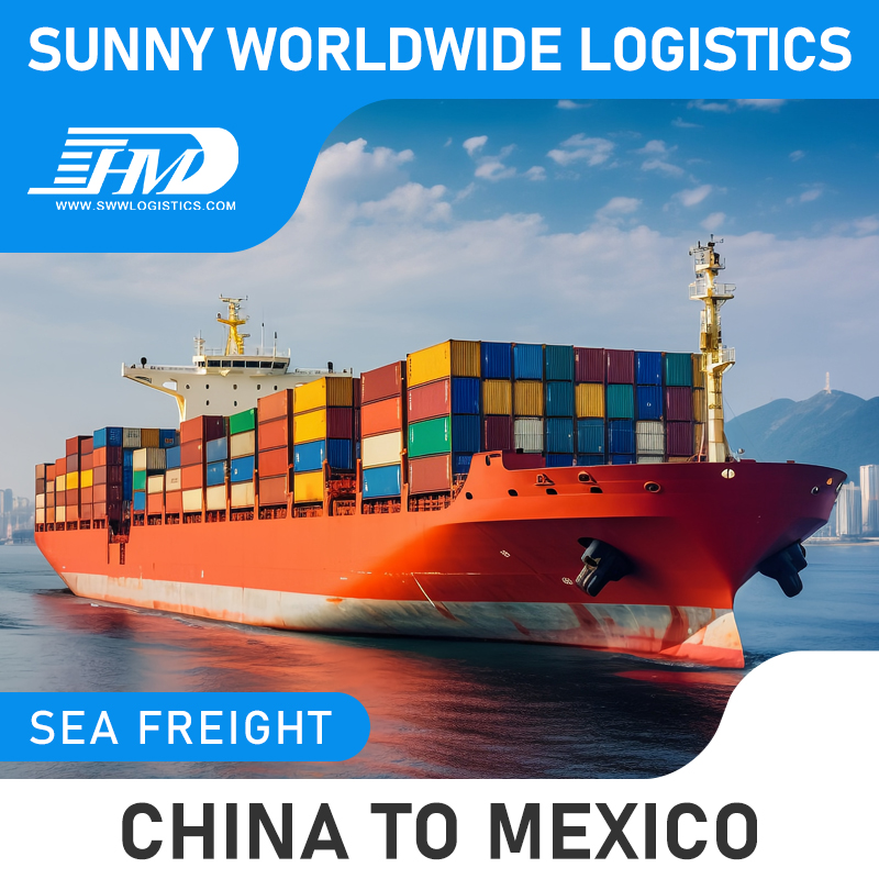 Swwls barato Fast Sea Freight Taxas de carga DDP Agente de transporte de carga para o México da China