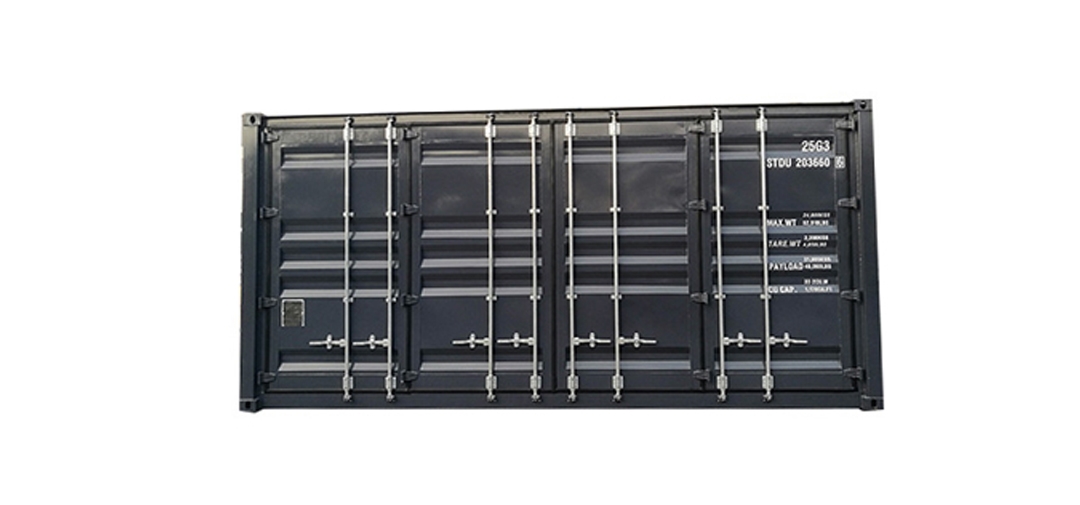 Recipiente lateral aberto de 20 pés