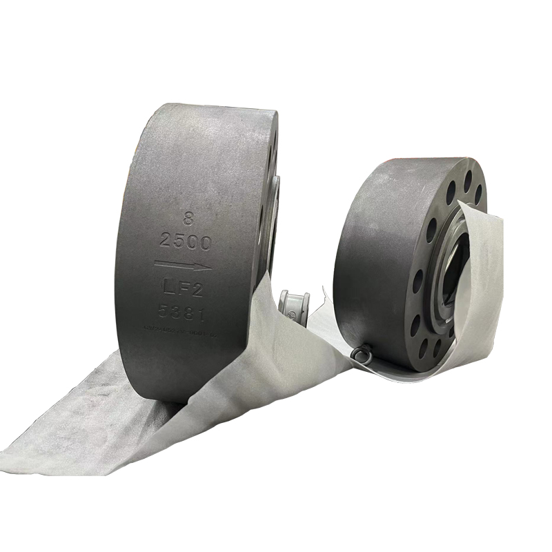 8'' 2500LB A350 LF2 dual plate wafer type check valve stellite seat wafer type full port