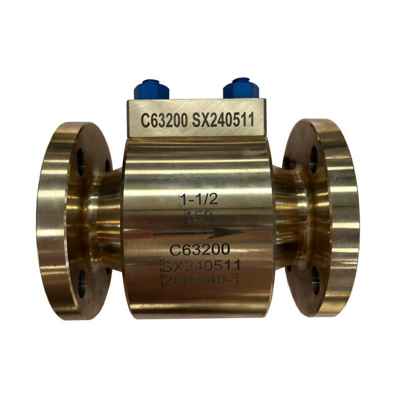 1 1/2 C63200 150LB FF Clapet anti-retour à piston à bride