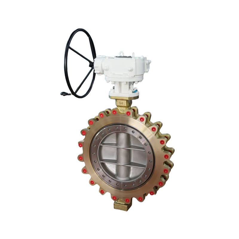 14 '' 150 lb C95800 Válvula de mariposa asiento múltiple LUG COMPLE