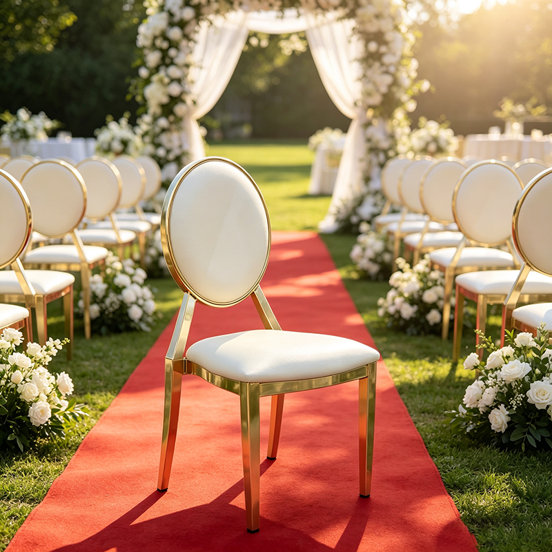 Modern Wholesale Outdoor Metal Furniture Stackable Design for Dining and Living Room for Wedding Parties and Events - COPY - rr2cwu