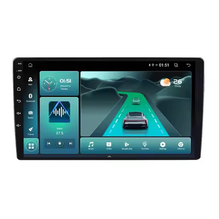 TS10 8256 ГБ 10 -дюймовый сенсорный экран универсальный Android Car Media Player DVD 2DIN GPS Navigation Car Radio