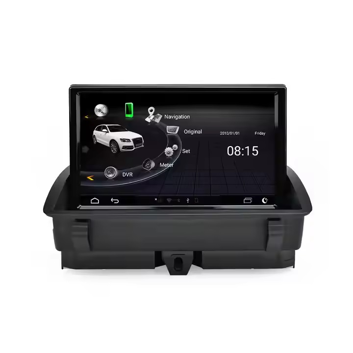 Unité de tête de voiture Android pour Android pour Audi Q3 2011-2017 Système stéréo de la voiture Système intégré Wiless Carplay 4G WiFi GPS