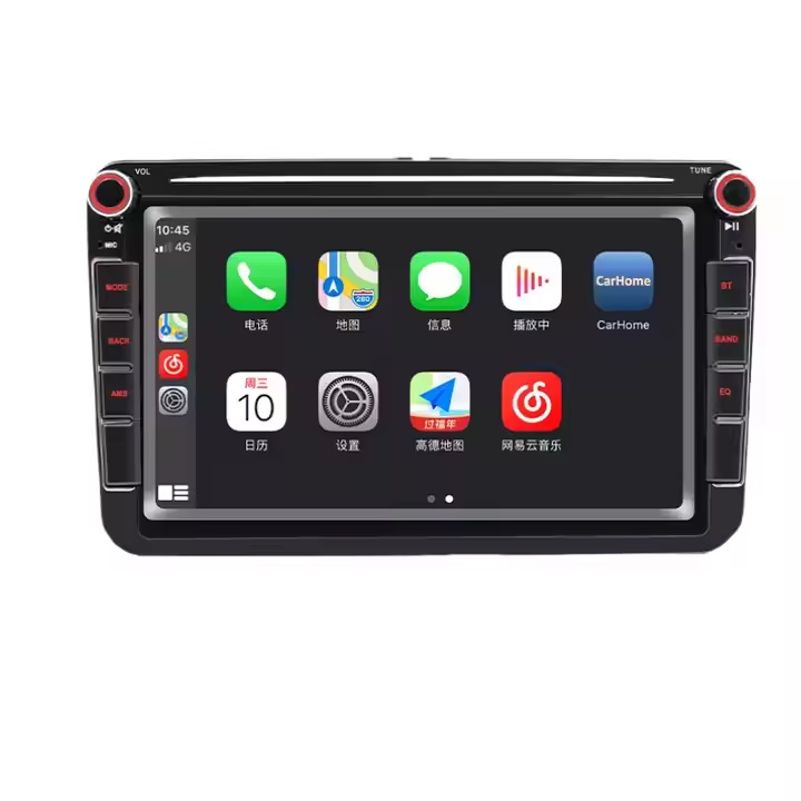 8 Zoll 2 DIN GPS Carplay Touchscreen FM USB Stereo Car Multimedia Player Volkswan/VW/Polo/Passat/Sitz/Toledo 9083c Rohs