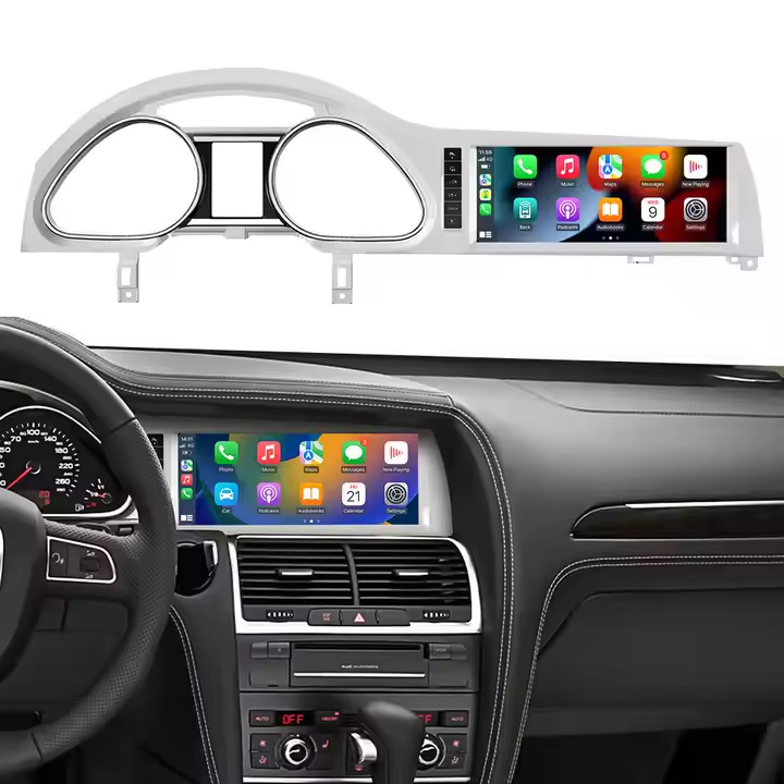 2din 10,25 pouces Carplay Android Auto Auto Car Screen for Audi Q7 2011 2012 2013 2013 2015 Car DVD Player GPS Navigation Wireless