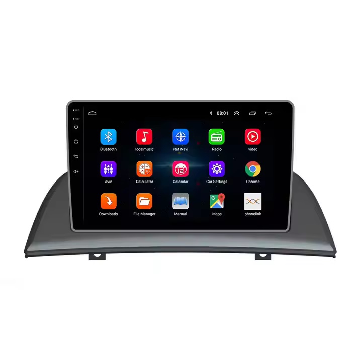 Pour BMW X3 2004-2012 Radio Headunit Device Double 2 Din Octa-Core Quad Android Car Stéréo GPS Navigation Carplay