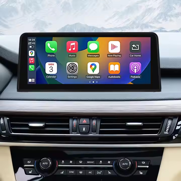 1920*720 Auflösungsanzeige Stereo GPS Navigation Car Radio 10.25/12.3 Linux CarPlay-Bildschirm für BMW X5 F15 2014-2016 NBT