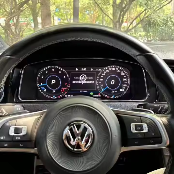 LCD Digital Cluster for VW Golf 6 GTI 6R MK6 2009-2014 Dashboard Panel Speedometer