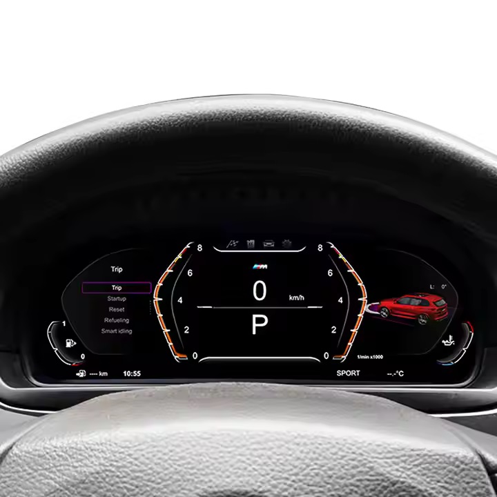 12.3 Inch Car Speedometer Dashboard Display Instrument for BMW F20 F21 F23 F45 X1 F48 F49 Digital Lcd Instrument Cluster