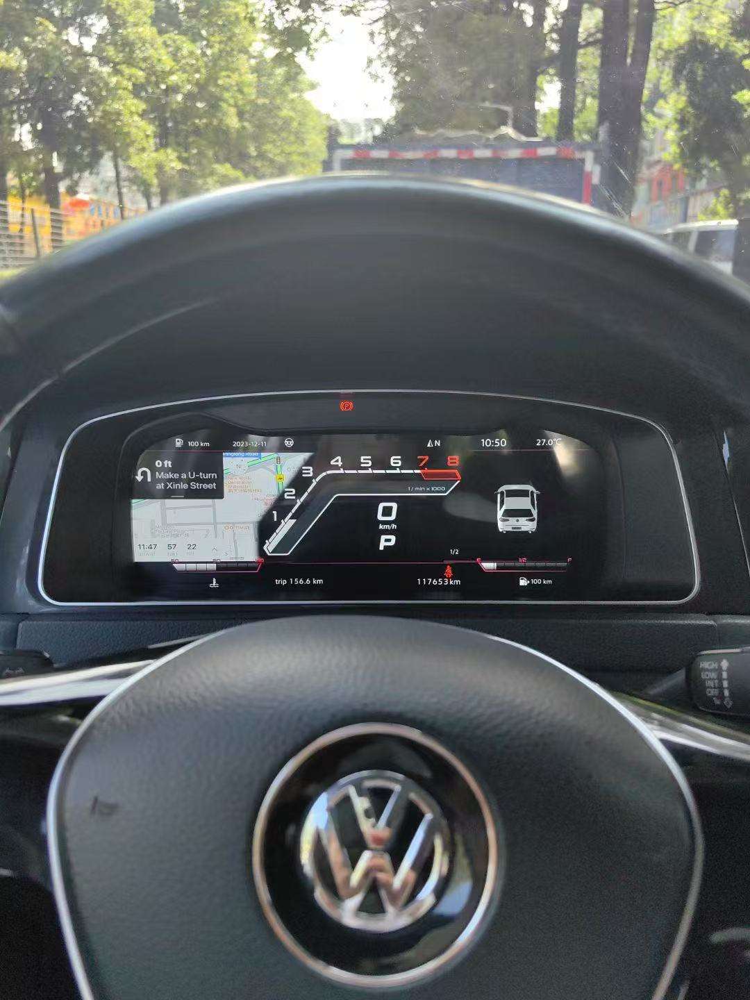 Nouvelle mise à niveau du tableau de bord Linux LCD, panneau de compteur de vitesse numérique pour Volkswagen VW Golf 7 et Golf 7.5 2013 – 2020