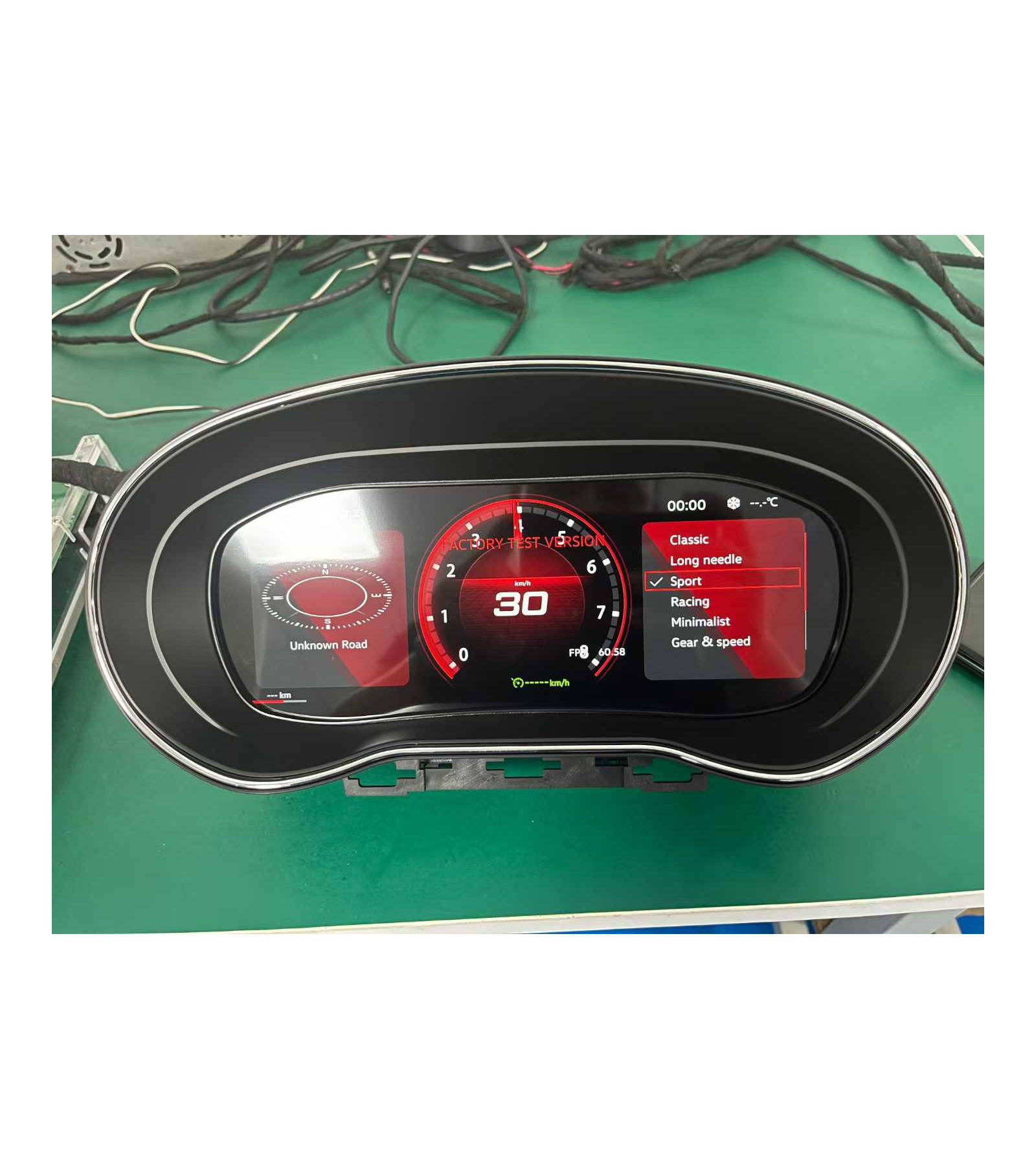 Upgrade LCD Digital Cluster Speedometer Instrument with Carplay New Auto Meter for Volkswagen VW Polo 2009-2016