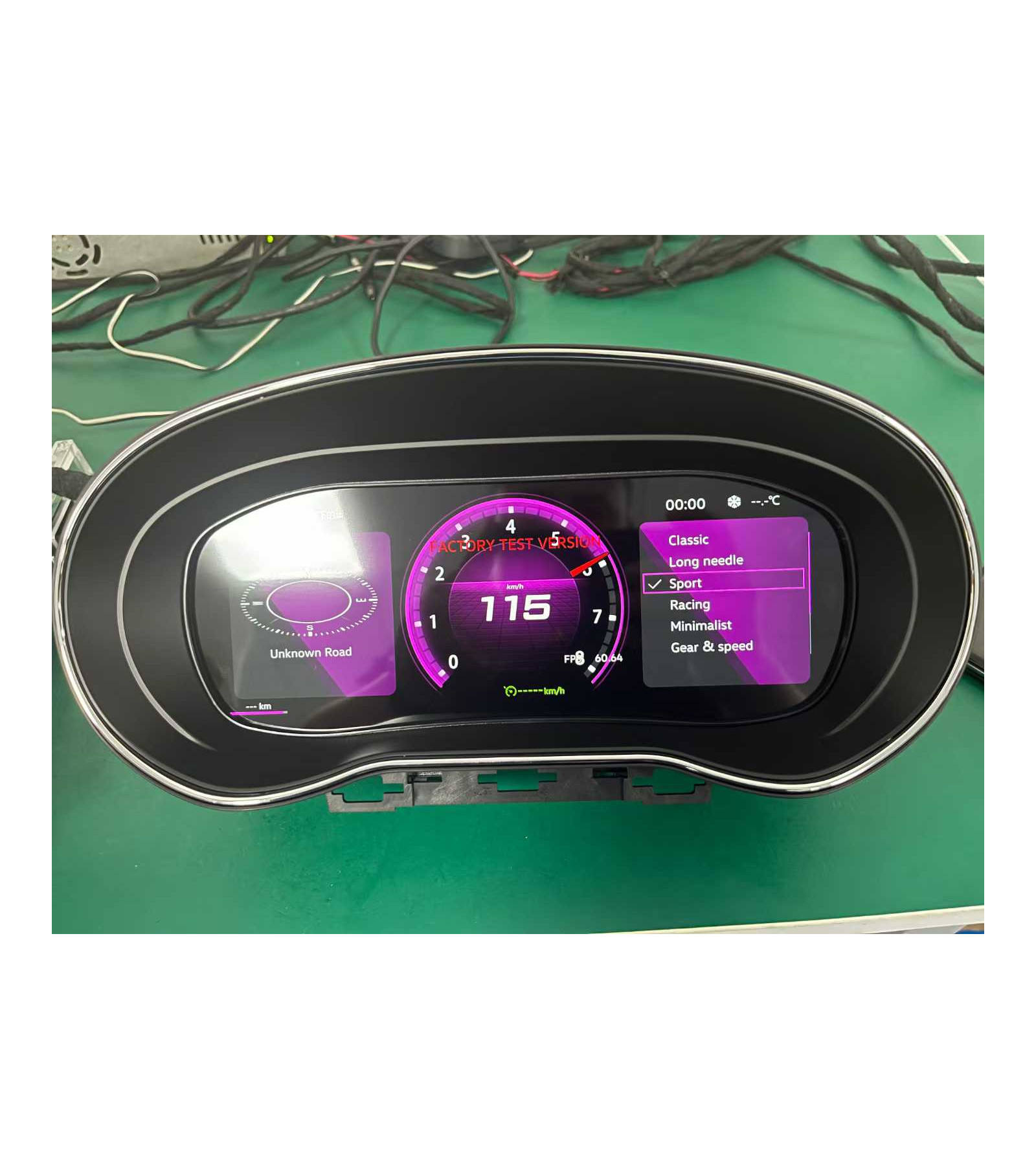 Upgrade LCD Digital Cluster Speedometer Instrument with Carplay New Auto Meter for Volkswagen VW Polo 2009-2016
